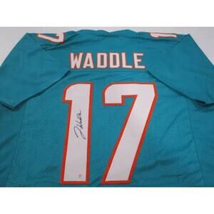 Jaylen Waddle of the Miami Dolphins signed autographed football jersey PAAS COA